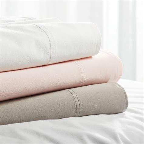 Washed Organic Cotton Sheet Sets Crate And Barrel