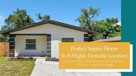 Perfect Starter Home I 8710 N Mandarine Pl, Tampa, Fl - YouTube