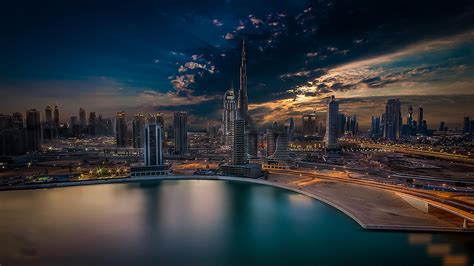 City Dubai Arabic Dream Burj Khalifa United Arab Emirates Desktop