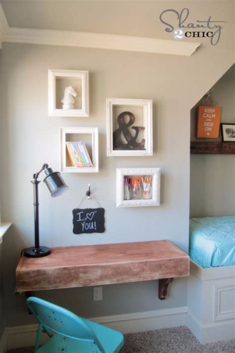 Start by painting your bed frame! 37 Brilliantly Creative DIY Shelving Ideas
