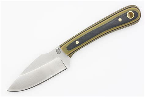 Lt Wright Knives Great Plainsman D2 Steel Saber Grind Camo G10
