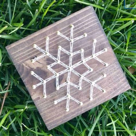 Snowflake String Art Templates