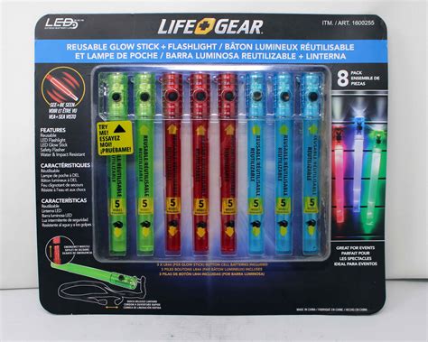 Lifegear Multi Color Lightstick 8 Pack