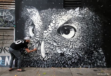 Owl Mural By Paul Mericle In Buenos Aires Buenos Aires Street Art