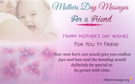 Mother day card can also be send to grand mothers, friends and relatives who are mothers and women who cares for you and loves you as a mom there are brilliant words and suitable pictures for all occasions. Mothers Day Message For A Friend Pictures, Photos, and Images for Facebook, Tumblr, Pinterest ...