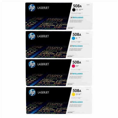 Hp 508a Set Cf360a Cf361a Cf362a Cf363a For Laser Printer At Rs 12200