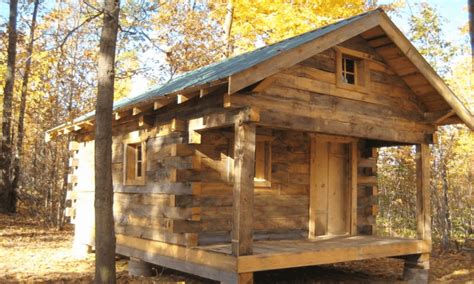 How To Build A Tiny House Log Cabin Rustic Wooden Yourself Small Log