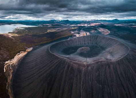 Hverfjall Volcanic Crater The Breathtaking Huge Crater In North