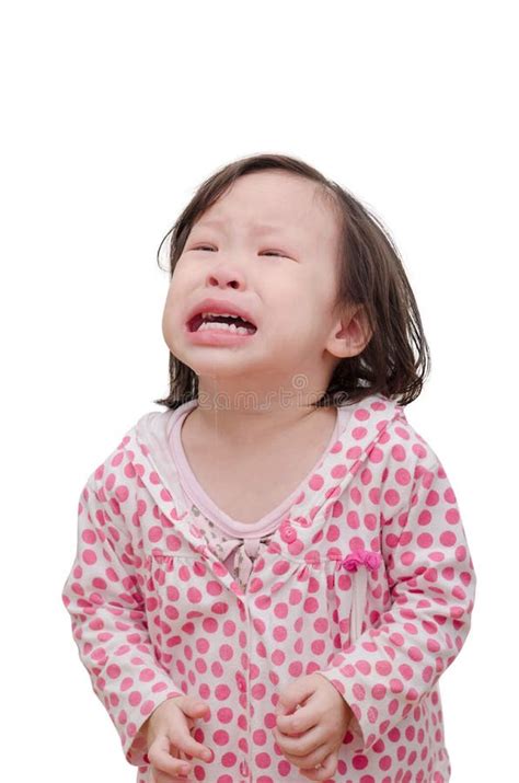 Girl Crying Over White Stock Image Image Of People Crying 65495753