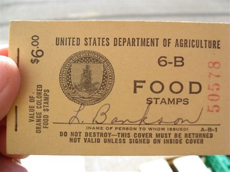 Food stamps are distributed in 2 basic forms: old food stamp booklet | Flickr - Photo Sharing!