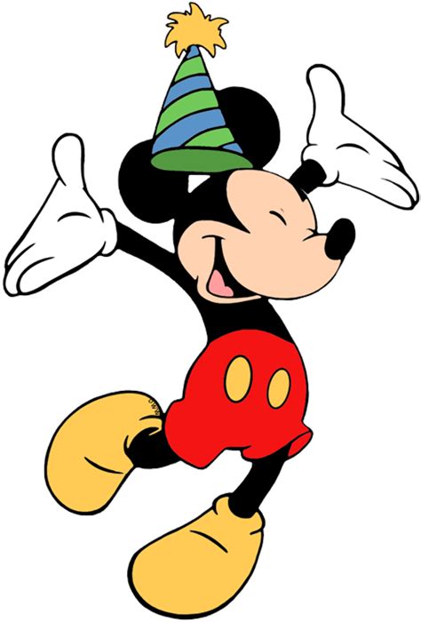 Download High Quality Happy Birthday Clipart Mickey Mouse Transparent