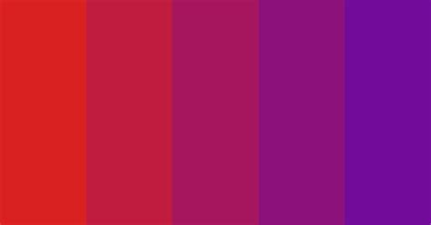 Red To Purple Gradient Color Scheme Purple