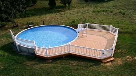 21 Foot Round Above Ground Pool Deck Plans Youtube