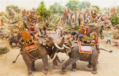 Burmesesiamese Elephant War Asean Heritage And History