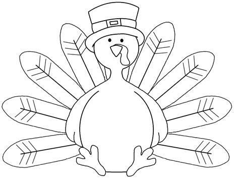 Printable Turkey Without Feathers - Printable World Holiday