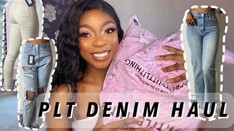 Pretty Little Thing Try On Haul Jeans Topshop Dupes Slim Girl