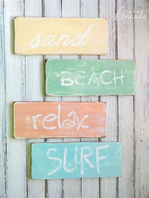 31 Summer Inspired Home Decor Signs You Can Make Yourself