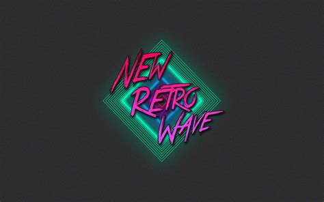 Retro Games Vintage New Retro Wave Neon 1980s Synthwave Dark