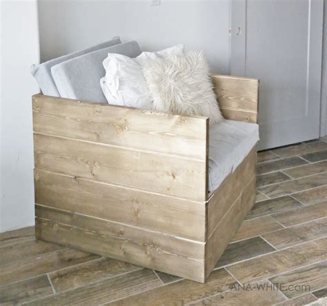 Anawhitediy this diy twin sleeper chair folds forward into a bed. Ana White | Twin Sleeper Chair - DIY Projects