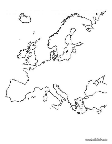 Europakarte leer zum lernen leere karte von europa. Europakarte Zum Ausmalen