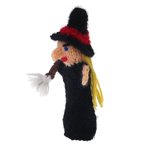 Witch Finger Puppet Finger Puppets Puppets Handmade