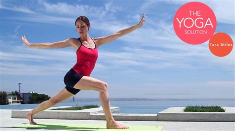 Energizing Daily Flow Routine The Yoga Solution With Tara Stiles