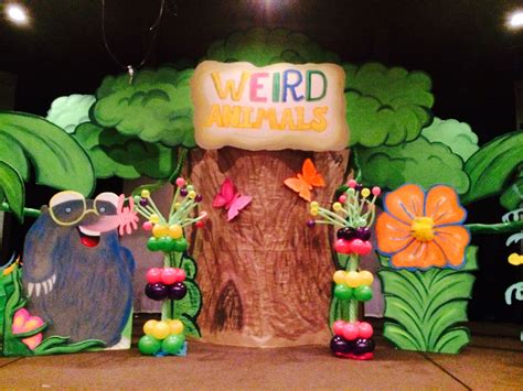 Jungle Decorations Vacation Bible School Vbs Weird Stage Crafts