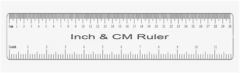 12 Inch Ruler Cm Clip Art Library