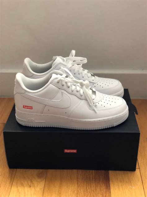 Supreme Supreme Air Force 1 Low White Grailed