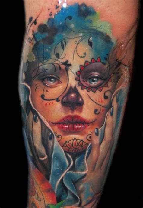 That way, you can fit in a lot of other elements, and something as small as not having space will not come in the way. Design on my mind: Tattoo Monday: Give me some sugar (Skulls)