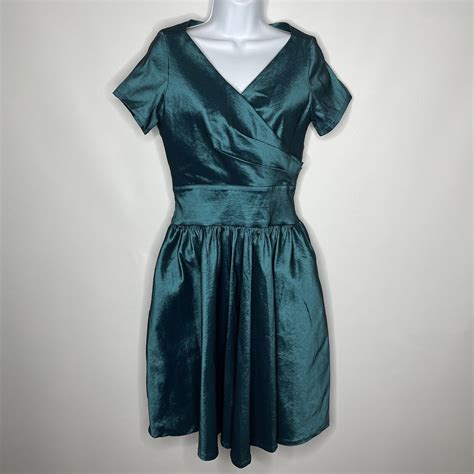 American Retro Pinup Couture Retro 50s Ava Swing Dress Turquoise