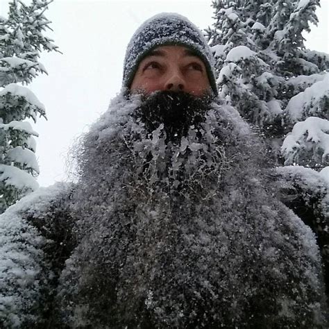 Frozen Beard Selfies Dr Lovebeard Beard No Mustache Grey Beards Epic Beard