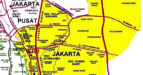 Download Peta Kelurahan Jakarta Timur Background