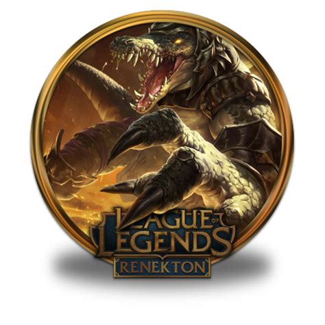 Renekton Icon League Of Legends Gold Border Iconset