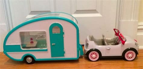 Our Generation Lori 6 Mini Doll Convertible Car And Rv Camper American