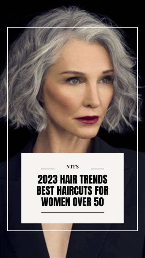 2023 hair trends best haircuts for women over 50 — no time for style medium hair styles for