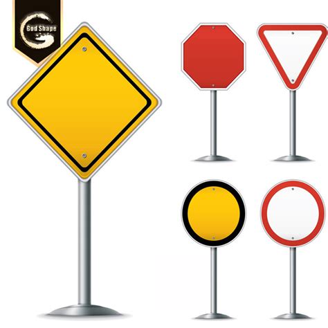 Custom Aluminum Reflective Traffic Sign Safety And Warning Traffic Sign