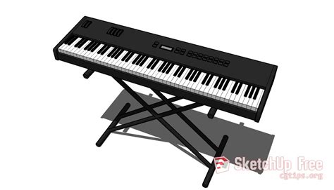 171 Piano Sketchup Model Free Download