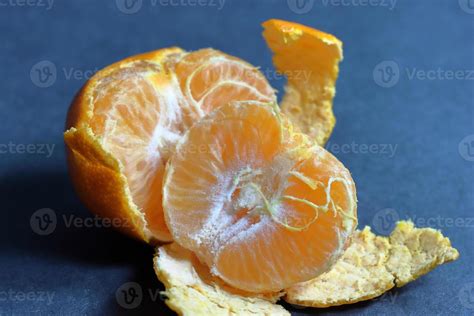Orange Peeled Skin On A Texture Background 20463900 Stock Photo At Vecteezy