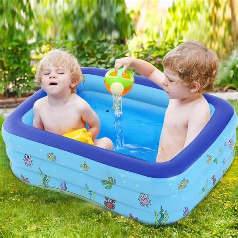 Inflatable Baby Swim Tubs Summer Newborn Baby Bath Water Play Toys