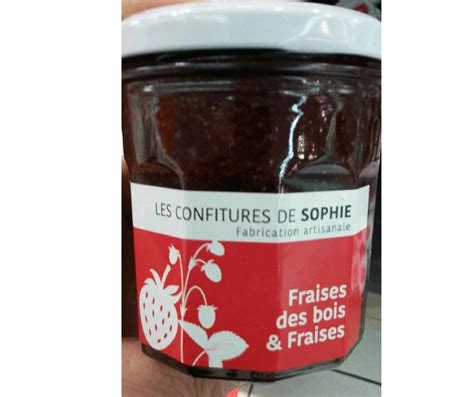 CONFITURE FRAISE DES BOIS FRAISES