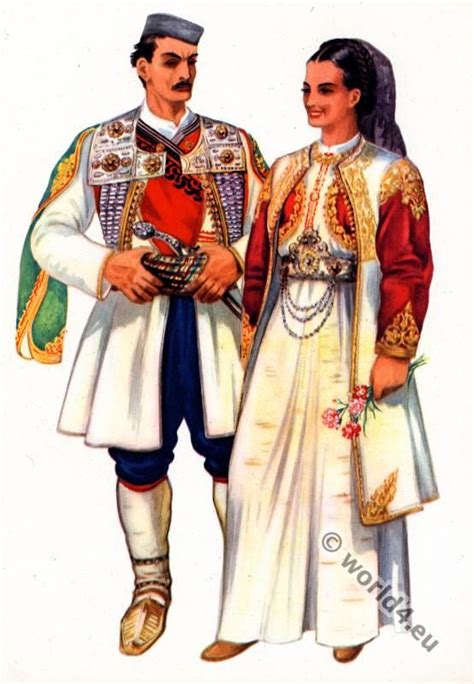 Montenegro National Costume Gore Narodna Nošnja European Costumes