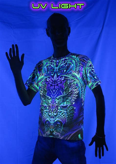 Psychedelic T Shirt Alphabetamine Goa Clothing Uv Etsy