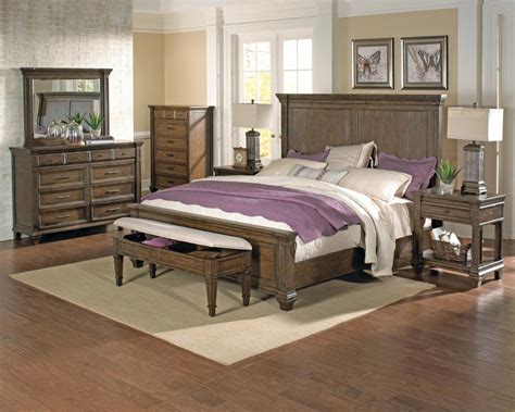 Traditional bedrooms | bedroom sets: Traditional Queen Panel Bedroom Set 3Pcs Mahogany ...