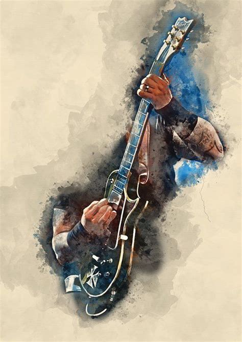 Rock Music Blues Jazz Soul Rock And Roll Musician Poster And Canvas Art