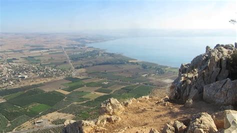 Jesus Trail Israel A View From The Arbel Of The Land Of Jesus