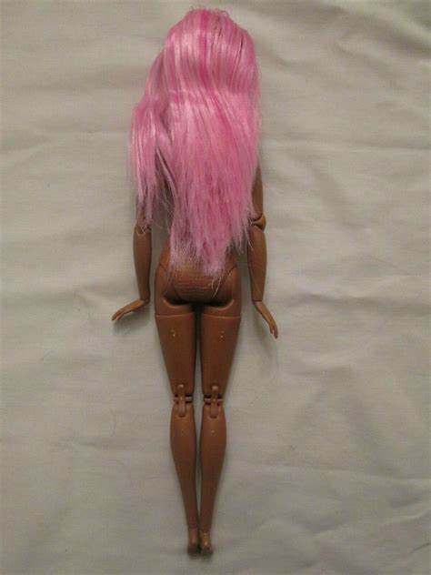 Barbie Dreamtopia Hybrid Nude Doll Made To Move Body Variegated Pink