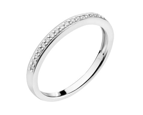 Rhodium Plated Silver Ring With Cubic Zirconia Ref No Ap129 9951 Apart