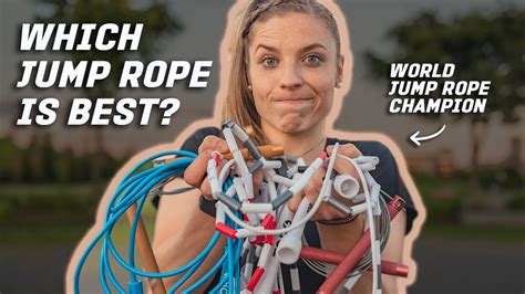 which jump rope is best beaded vs speed vs pvc ropes youtube