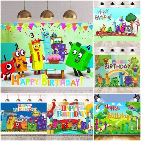 Numberblocks Printable Party Backdrop Banner Number B Vrogue Co